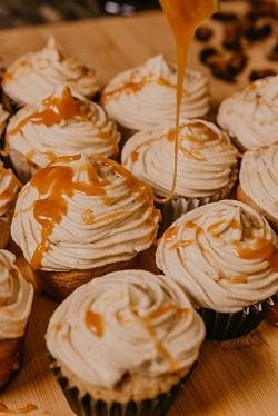Really Sensational Bourbon Chai Caramel Cupcakes