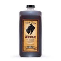 64oz Bottle of Black Scottie Apple Wassail concentrate with a label on a white background