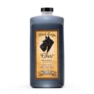 64 oz black scottie chai